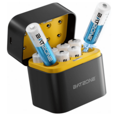 Batzone Batterie Ricaricabili AA con Caricabatterie da 8 Slot 3000mWh [Recensione]